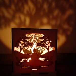 Photophore Cube de Vie