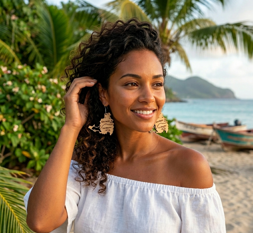 Boucles d’Oreilles "SXM Spirit" - Friendly Island